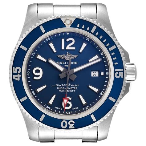 breitling ocean blue dial